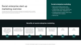 Social Enterprise Start Up Marketing Overview Social Business Startup