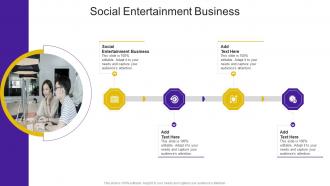 Social Entertainment Business In Powerpoint And Google Slides Cpb