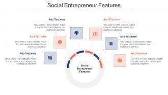 Social Entrepreneur Features Ppt Powerpoint Presentation Pictures Clipart Cpb