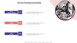Social Entrepreneurship In Powerpoint And Google Slides Cpb
