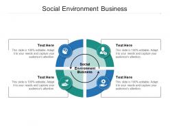 Social environment business ppt powerpoint presentation infographics shapes cpb