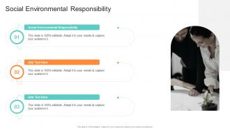 Social Environmental Responsibility In Powerpoint And Google Slides Cpb