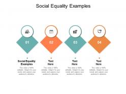 Social equality examples ppt powerpoint presentation pictures grid cpb