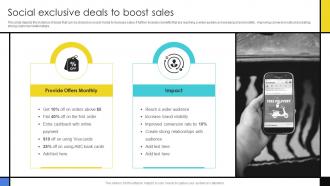 Social Exclusive Deals To Boost Sales Guide To Develop Advertising Campaign