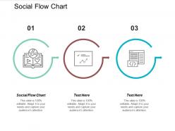 Social flow chart ppt powerpoint presentation gallery format cpb