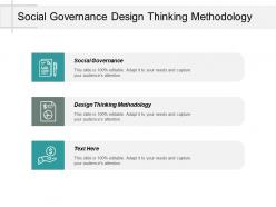 Social governance design thinking methodology task management system cpb