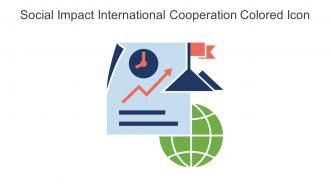 Social Impact International Cooperation Colored Icon In Powerpoint Pptx Png And Editable Eps Format