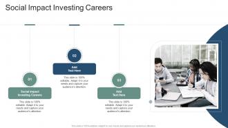 Social Impact Investing Careers In Powerpoint And Google Slides Cpb