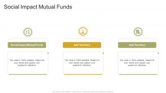 Social Impact Mutual Funds In Powerpoint And Google Slides Cpb