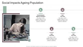 Social Impacts Ageing Population In Powerpoint And Google Slides Cpb