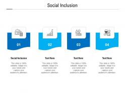 Social inclusion ppt powerpoint presentation ideas picture cpb