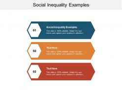 Social inequality examples ppt powerpoint presentation layouts skills cpb