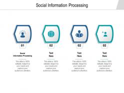 Social information processing ppt powerpoint presentation show clipart images cpb