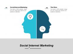 Social internet marketing ppt powerpoint presentation ideas background image cpb