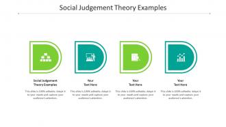 Social judgement theory examples ppt powerpoint presentation summary inspiration cpb