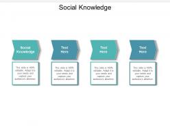 Social knowledge ppt powerpoint presentation styles good cpb