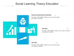 Social learning theory education ppt powerpoint presentation icon background images cpb