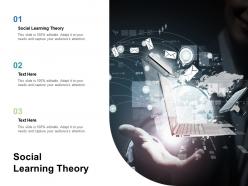 Social learning theory ppt powerpoint presentation model sample cpb