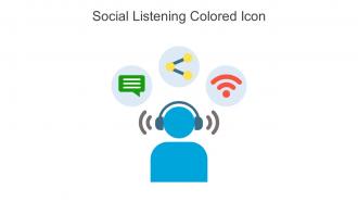 Social Listening Colored Icon In Powerpoint Pptx Png And Editable Eps Format