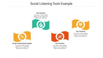 Social listening tools example ppt powerpoint presentation inspiration slides cpb