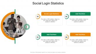 Social Login Statistics In Powerpoint And Google Slides Cpb