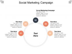 Social marketing campaign ppt powerpoint presentation design templates cpb
