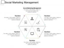 Social marketing management ppt powerpoint presentation gallery graphic images cpb