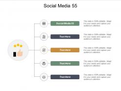 Social media 55 ppt powerpoint presentation model skills cpb