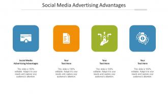 Social Media Advertising Advantages Ppt Powerpoint Presentation Model Background Images Cpb