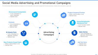 Social Media Advertising And Promotional Campaigns