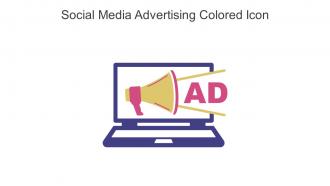 Social Media Advertising Colored Icon In Powerpoint Pptx Png And Editable Eps Format