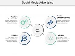 Social media advertising ppt powerpoint presentation infographics show cpb