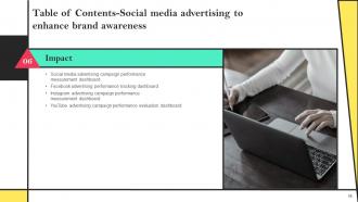Social Media Advertising To Enhance Brand Awareness Powerpoint Presentation Slides