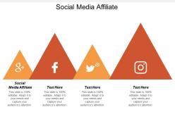 Social media affiliate ppt powerpoint presentation infographic template elements cpb