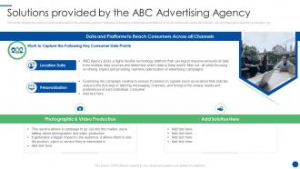Social media agency solutions provided by the abc advertising agency ppt clipart