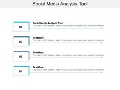 Social media analysis tool ppt powerpoint presentation show objects cpb