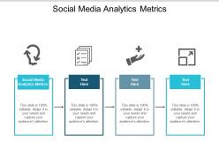 Social media analytics metrics ppt powerpoint presentation summary samples cpb