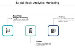 Social media analytics monitoring ppt powerpoint presentation styles summary cpb