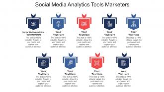 Social media analytics tools marketers ppt powerpoint presentation pictures clipart cpb