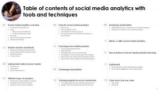 Social Media Analytics With Tools And Techniques Powerpoint Presentation Slides Customizable Ideas