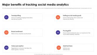 Social Media Analytics With Tools Major Benefits Of Tracking Social Media Analytics