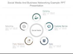Social Media And Business Networking Example Ppt Presentation