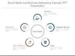 Social media and business networking example ppt presentation