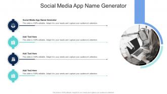 Social Media App Name Generator In Powerpoint And Google Slides Cpb