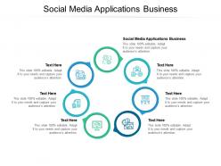 Social media applications business ppt powerpoint presentation portfolio file formats cpb