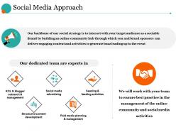 Social media approach ppt design