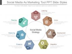 Social media as marketing tool ppt slide styles