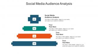 Social media audience analysis ppt powerpoint presentation pictures smartart cpb