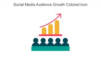 Social Media Audience Growth Colored Icon In Powerpoint Pptx Png And Editable Eps Format
