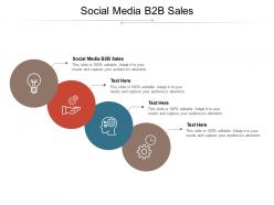 Social media b2b sales ppt powerpoint presentation pictures icons cpb